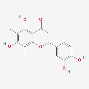 molecular formula C17H16O6 B1214407 Cyrtominetin CAS No. 95272-99-4