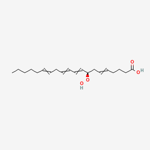 molecular formula C20H32O4 B1214410 (8r)-8-Hydroperoxy-5,9,11,14-eicosatetraenoic acid 