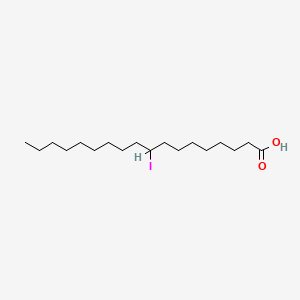 molecular formula C18H35IO2 B1214413 9-碘辛酸 CAS No. 104855-13-2