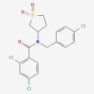 2,4-dichloro-N-(4-chlorobenzyl)-N-(1,1-dioxidotetrahydrothiophen-3-yl)benzamide