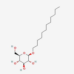 molecular formula C18H36O6 B1214435 Lauryl glucoside CAS No. 59122-55-3