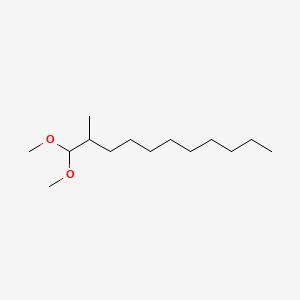 molecular formula C14H30O2 B1214443 1,1-二甲氧基-2-甲基十一烷 CAS No. 68141-17-3