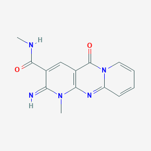 (2-imino-1-methyl-5-oxo(1,6-dihydropyridino[1,2-a]pyridino[2,3-d]pyrimidin-3-y l))-N-methylcarboxamide