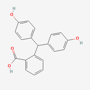 molecular formula C20H16O4 B1214455 酚酞 CAS No. 81-90-3