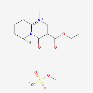 molecular formula C14H22N2O7S B1214459 雷马唑鎓甲基硫酸盐 CAS No. 28610-84-6