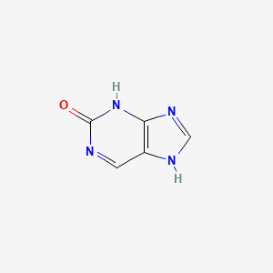 molecular formula C5H4N4O B1214463 2-羟基嘌呤 CAS No. 2308-57-8