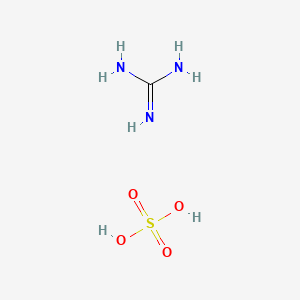 molecular formula CH7N3O4S B1214475 Guanidine sulfate CAS No. 646-34-4