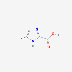 molecular formula C5H6N2O2 B1214495 4-Methyl-1H-imidazole-2-carboxylic acid CAS No. 70631-93-5
