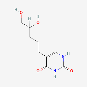 5-(4,5-Dihydroxypentyl)uracil