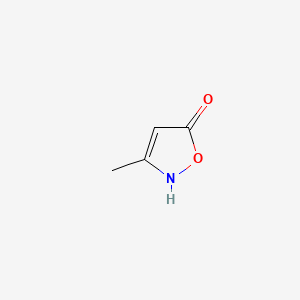 molecular formula C4H5NO2 B1214501 3-Methyl-1,2-oxazol-5-ol CAS No. 29871-83-8