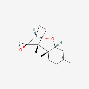 molecular formula C15H22O2 B1214510 12,13-Epoxytrichothec-9-ene CAS No. 37133-74-7