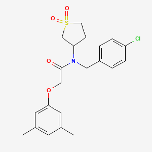 N-(4-chlorobenzyl)-2-(3,5-dimethylphenoxy)-N-(1,1-dioxidotetrahydrothiophen-3-yl)acetamide