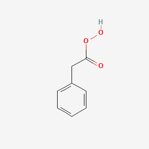 molecular formula C8H8O3 B1214515 Benzeneethaneperoxoic acid CAS No. 19910-09-9