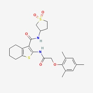 N-(1,1-dioxidotetrahydrothiophen-3-yl)-2-{[(2,4,6-trimethylphenoxy)acetyl]amino}-4,5,6,7-tetrahydro-1-benzothiophene-3-carboxamide