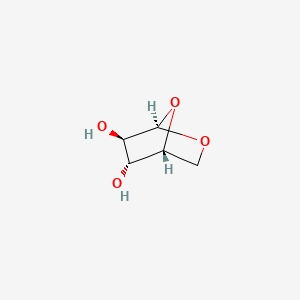 molecular formula C5H8O4 B1214518 1,5-Anhydroarabinofuranose CAS No. 51246-94-7