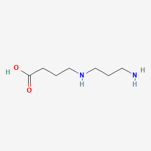 molecular formula C7H16N2O2 B1214519 Isoputreanine CAS No. 66165-33-1