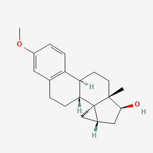 molecular formula C20H26O2 B1214520 3-Methoxy-14,15-methylene-1,3,5(10)-estratrien-17-ol CAS No. 73890-92-3