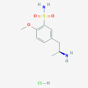 B121453 5-[(2S)-2-Aminopropyl]-2-methoxybenzenesulfonamide;hydrochloride CAS No. 112101-77-6