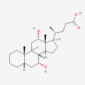 molecular formula C24H40O4 B1214547 Acide isodésoxycholique CAS No. 566-17-6