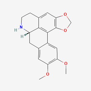 molecular formula C19H19NO4 B1214553 Nordicentrine CAS No. 25394-59-6