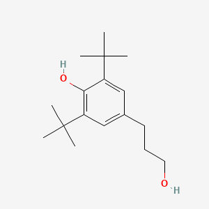 molecular formula C17H28O2 B1214555 γ-丙醇 CAS No. 36294-23-2