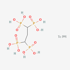 molecular formula C3H12O12P4Tc B1214562 Technetium Tc 99m propanetetraphosphonate CAS No. 91481-35-5