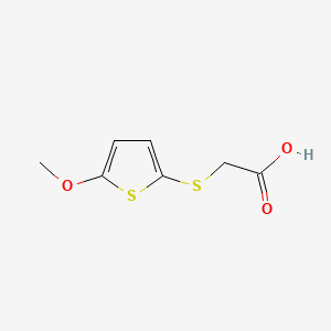 (5-Methoxy-2-thienyl)thioacetic acid