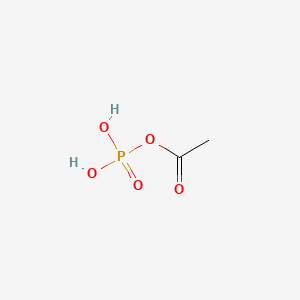 molecular formula C2H5O5P B1214568 Acetylphosphate CAS No. 590-54-5