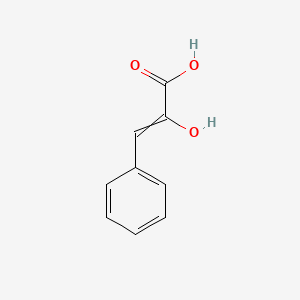 molecular formula C9H8O3 B1214583 enol-Phenylpyruvic acid 