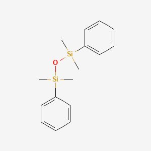 molecular formula C16H22OSi2 B1214589 1,1,3,3-Tetramethyl-1,3-diphenyldisiloxane CAS No. 56-33-7