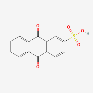 B1214590 2-Anthraquinonesulfonic acid CAS No. 84-48-0