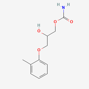 molecular formula C11H15NO4 B1214594 Mephenesin carbamate CAS No. 533-06-2