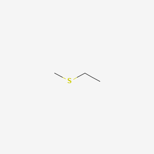 molecular formula C3H8S B1214599 甲基硫烷基乙烷 CAS No. 624-89-5