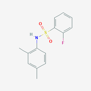 (2,4-Dimethylphenyl)[(2-fluorophenyl)sulfonyl]amine