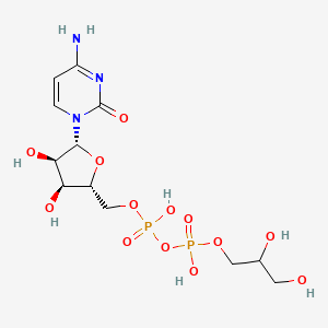 molecular formula C12H21N3O13P2 B1214617 CDP-glycerol CAS No. 6665-99-2