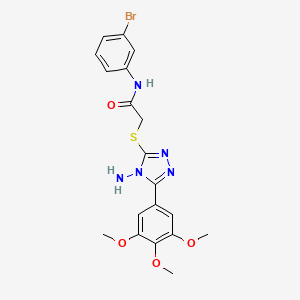 molecular formula C19H20BrN5O4S B12146174 C19H20BrN5O4S 