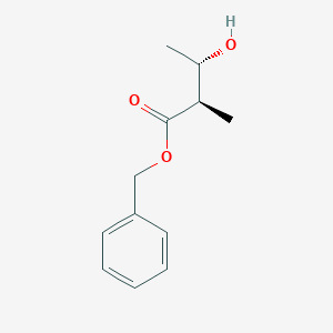 molecular formula C12H16O3 B1214622 benzyl (2R,3S)-3-hydroxy-2-methylbutanoate 