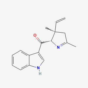 molecular formula C17H18N2O B1214625 Borreline CAS No. 64643-94-3