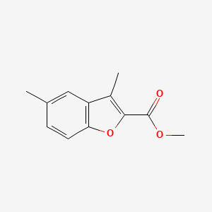 molecular formula C12H12O3 B12146840 Methyl 3,5-dimethyl-1-benzofuran-2-carboxylate 