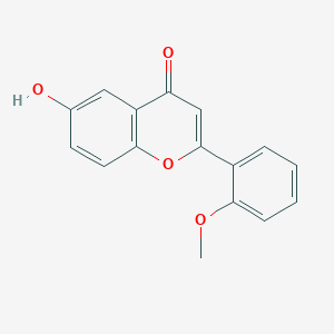 molecular formula C16H12O4 B1214690 6-Hydroxy-2'-methoxyflavone 