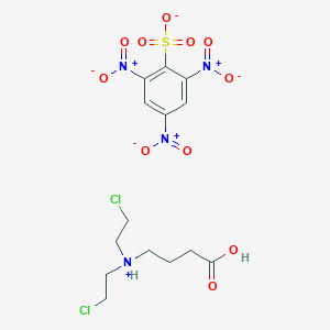 B012147 Butyric acid, 4-(bis(2-chloroethyl)amino)-, 2,4,6-trinitrobenzenesulfonate CAS No. 100700-27-4