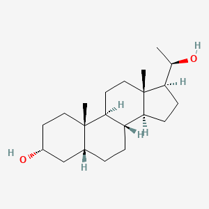 molecular formula C21H36O2 B1214712 Pregnanediol V CAS No. 80-91-1