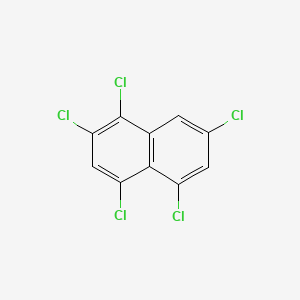 molecular formula C10H3Cl5 B1214720 1,2,4,5,7-五氯萘 CAS No. 1321-64-8