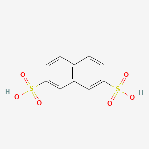 molecular formula C10H8O6S2 B1214729 萘-2,7-二磺酸 CAS No. 92-41-1