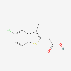 molecular formula C11H9ClO2S B1214732 天府 CAS No. 51527-19-6