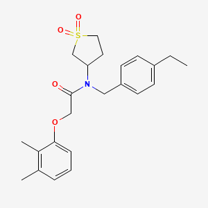 2-(2,3-dimethylphenoxy)-N-(1,1-dioxidotetrahydrothiophen-3-yl)-N-(4-ethylbenzyl)acetamide