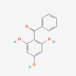 molecular formula C13H10O4 B1214741 2,4,6-三羟基二苯甲酮 CAS No. 3555-86-0