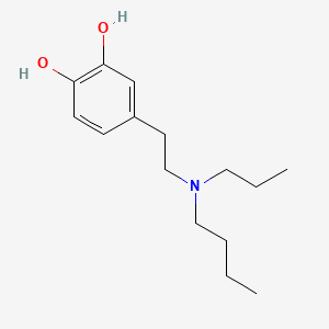molecular formula C15H25NO2 B1214771 Propylbutyldopamine CAS No. 71800-28-7