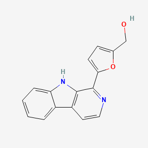 molecular formula C16H12N2O2 B1214776 Perlolyrine CAS No. 29700-20-7