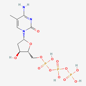 molecular formula C10H18N3O13P3 B1214780 5-methyl-dCTP CAS No. 22003-12-9